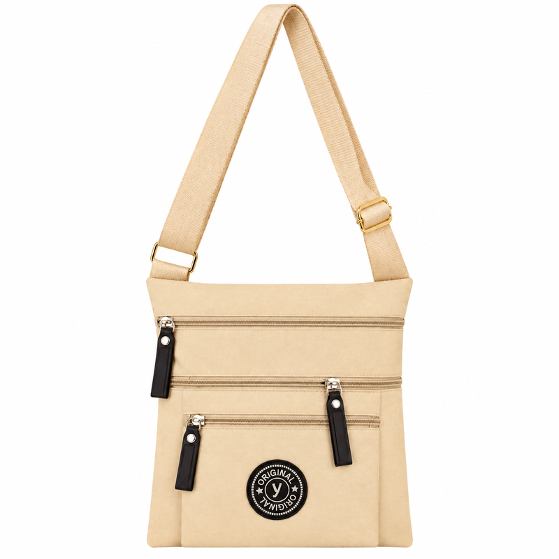 GRACE57D Khaki X-Body Bag With Adjustable Strap (New) (image for) GRACE57D Khaki X-Body Bag With Adjustable Strap (New)